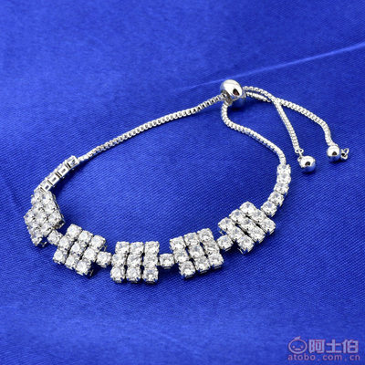 时尚韩版百搭款锆石手链 批发与厂家直销的新选择